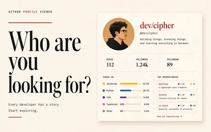 GitHub Profile Viewer